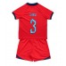 Billige England Luke Shaw #3 Bortetrøye Barn VM 2022 Kortermet (+ korte bukser)